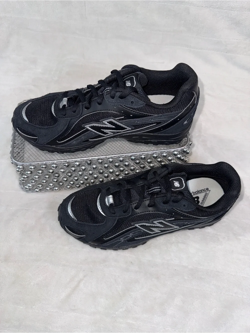 New Balance 204L Lace Black Grey Sz 5.5Y/7W G204L2PR 🖤✨